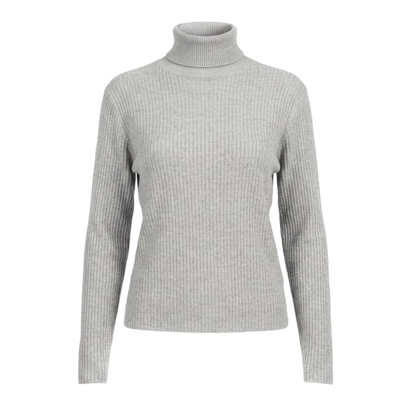 Sudadera Quarry para Dama, Cuello Alto Gris Talla XGD