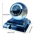thumbnail image 3 of Pisexur Accesorios para coches, Electrónica para cochesPerfume de cristal para asiento de coche, con reloj, 10 ml, 3 of 3