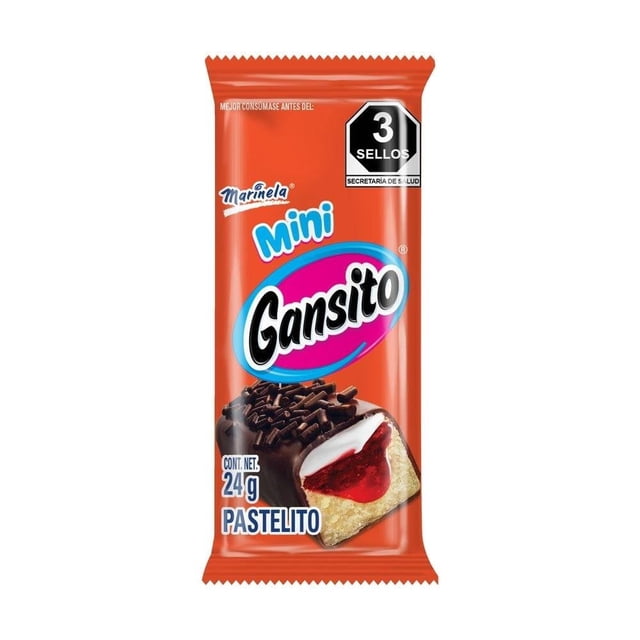 Pastelito Gansito Marinela mini 24 g