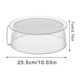 thumbnail image 3 of Microwave Splatter Cover Microwave Cover For Foods Microwave Cover Guard Lid With Adjustable Steam Vents Keeps Microwave Oven Clean, 3 of 9