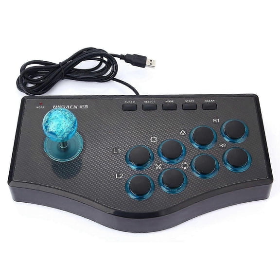 Wired Game Controller Game Rocker USB Arcade Joystick USBF Stick for Computer PC Gamepad Gaming Con