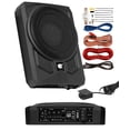 thumbnail image 1 of Subwoofer amplificado para automóvil Planet Audio P10AWK: 1000 vatios, perfil bajo, subwoofer de 10 pulgadas, kit de instalación de amplificador de calibre 8 incluido. Ideal para vehículos que necesit, 1 of 5
