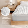 thumbnail image 4 of Cubre Colchón Dreamlab Microfibra Extra Relleno Matrimonial, 4 of 10