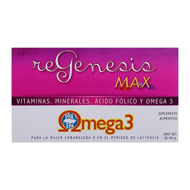 Suplemento alimenticio ReGenesis Max 30 cápsulas