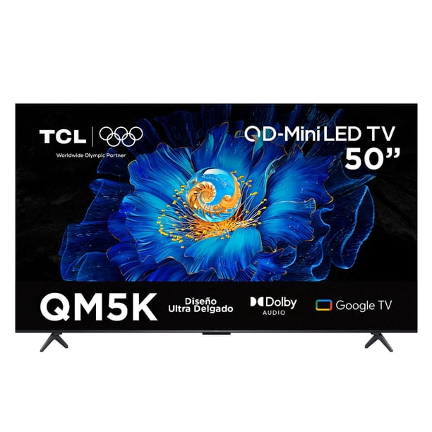TV TCL Pantalla 50 Pulgadas QD MINILED Smart Google TV 50QM5K