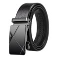 thumbnail image 1 of Cinturón de negocios, cinturón de cintura, informal, ajustable, de piel sintética, para caballero. Estilo A, 1 of 9
