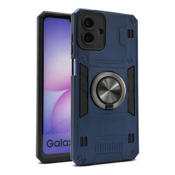 Funda Icon Case Titan para Samsung A07, Carcasa, Protector, Uso Rudo, Antigolpes, Resistente, Esquinas Reforzadas, Protección de Cámara - Azul marino