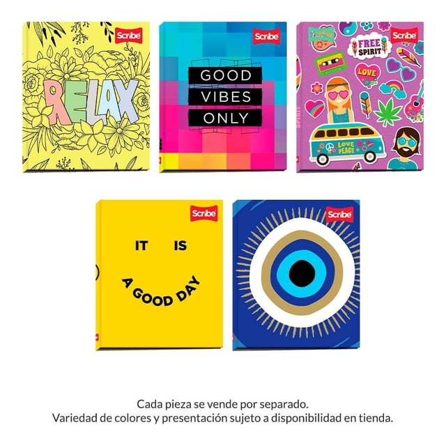 Carpeta Scribe 100 Hojas de Raya Varios Modelos 1 pza