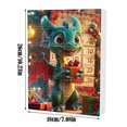 thumbnail image 4 of 2025 Christmas Advent Calendar Christmas Acrylic Hanging Ornament Xmas 24 Days Countdown Calendar Funny Pendants Vintage Hanging Supplies, 4 of 6