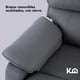thumbnail image 5 of Sillón Reclinable De Tela Reposet Manual Individual gris, 5 of 9