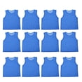 thumbnail image 1 of 12 Chalecos Deportivos para Fútbol Entrenamiento Adultos - Azul Oscuro Jersey Transpirable NikouMX Deportes, 1 of 8