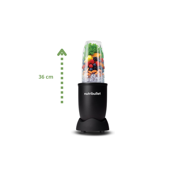 Licuadora Nutribullet Negra NB90904 900 Watts acero inoxidable