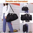 thumbnail image 5 of Maleta Deportiva Bolsa Gym Viaje Mochila Fitness Bag, Color Negro, 5 of 5