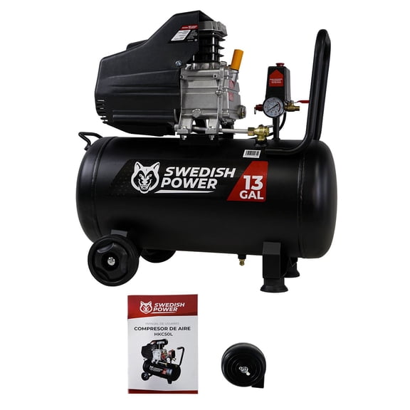 Compresor De Aire 50 litros SWEDISH HUSKY POWER 3.5 hp