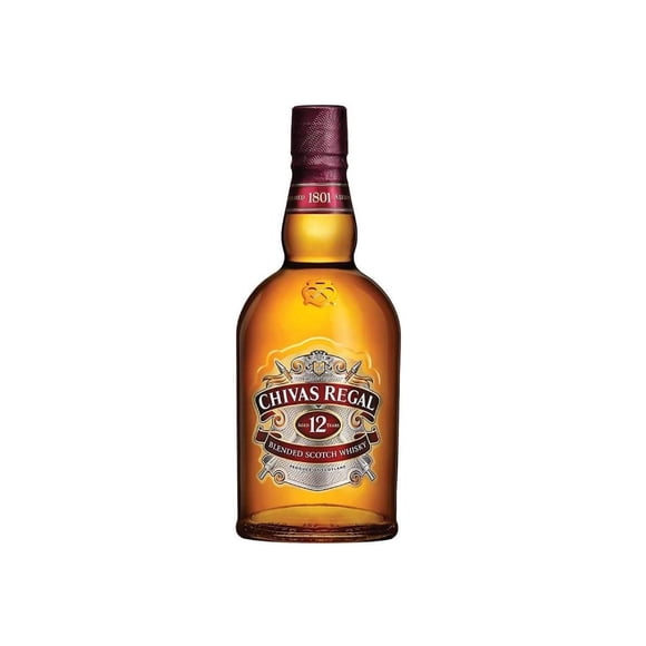 PAQUETE WHISKY CHIVAS REGAL 12 AÑOS 750 ML X12