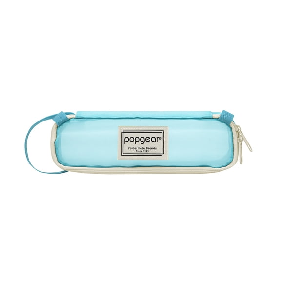 Lapicera Popgear, Color Azul, Con Cierre.