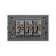 thumbnail image 4 of Placa Con 3 Contactos Lucek Flat Pack 12 BF08-B negro, 4 of 4