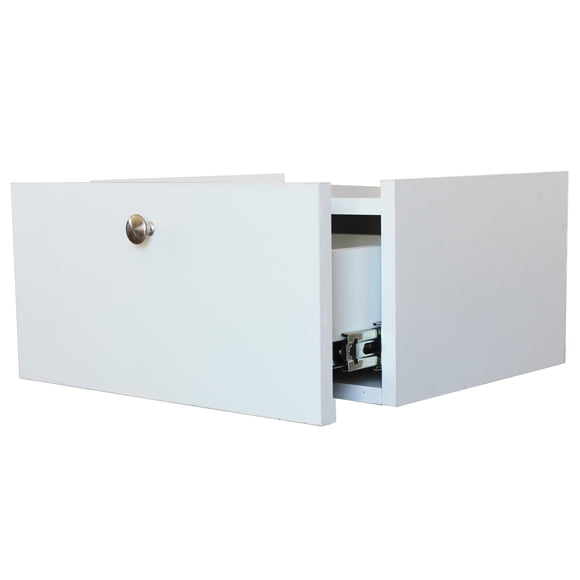 Buro Cajon pared flotante recamara mdf Blanco
