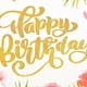 thumbnail image 3 of Bolsa de Regalo Prichos Happy Birthday Flores Blanco, 3 of 3