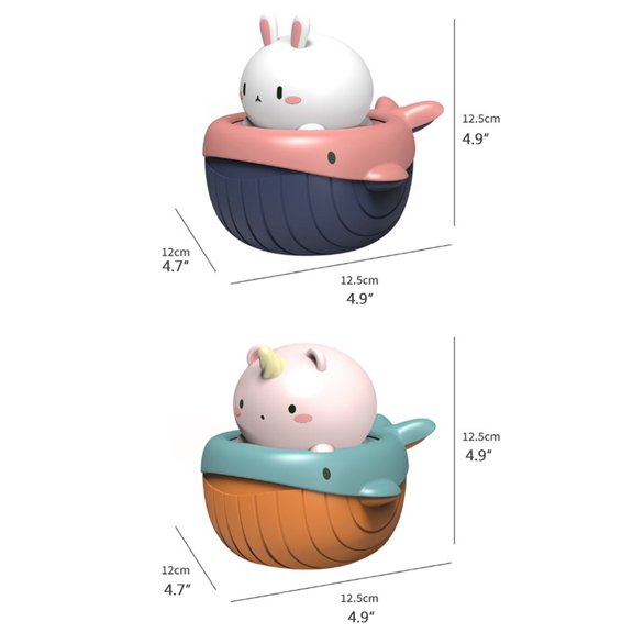 Juguete de bañera para niños, juguetes de baño para bebé, juguete de riego de agua de ballena linda, juguetes de baño para bebé, uso conveniente