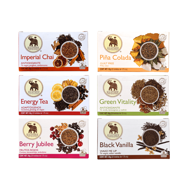 Té Línea Pack, Gourmet 6 Sabores (A)