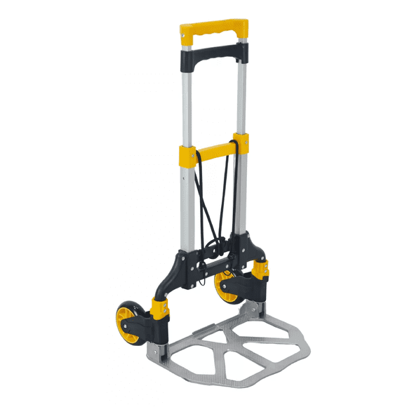 Diablo De Carga Plegable 100 Kg Altura Ajustable Resistente Amarillo