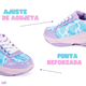thumbnail image 3 of Tenis Patín Onix Unicornio California Skate Morado Con Rueda Retráctil Para Niña, 3 of 5