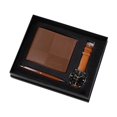 thumbnail image 4 of Conjunto De Regalo Para Hombre, Elegante Organizador, Conjunto De Reloj Para Hombre, Para Aniversario, Cumpleaños, Marrón, 4 of 8