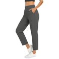 thumbnail image 3 of TaTaai Stretchy Golf Women Cropped Pants Lightweight Breathable Machine Washable No Fading Casual Travel Sports Slim Fit Ankle Length Trousers Gift, 3 of 9