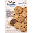 thumbnail image 3 of Galleta Cacahuate Oblea Avena Amaranto Macrofibra Integral Reducido en Azucar Vegano sin Gluten sin Lactosa Macrobiotico E Integral 3 Botes c/12 Pzas, 3 of 7