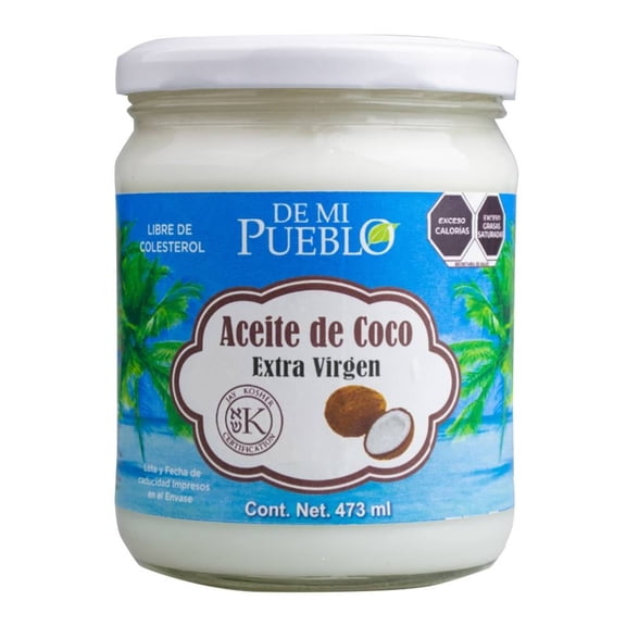 Aceite De mi Pueblo de coco extra virgen 473 ml
