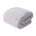 thumbnail image 2 of CaiYueKe Coral Fleece Striped Bath Towel 140x70cm Thick Soft Absorbent Quick Dry Lightweight for Couples Home Bathroom Gym Pool Beach Travel Hotel Spa Wrap Premium Polyester Fabric, 2 of 7