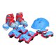 thumbnail image 1 of Patines ajustables entrenadores infantiles con equipo de protecciones modelo Comic talla Xch (16 a 18 cm), 1 of 5