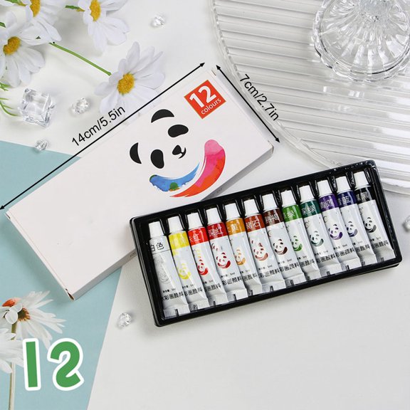 Portable Mini Acrylic Watercolor 8/15 Removable Watercolor Paint With Metal Clip Unique Gifts For Artists