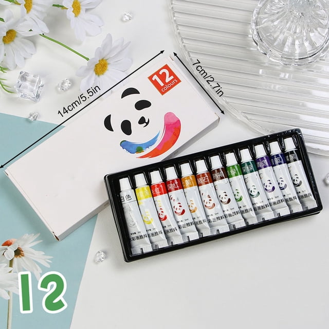 Portable Mini Acrylic Watercolor 8/15 Removable Watercolor Paint With Metal Clip Unique Gifts For Artists