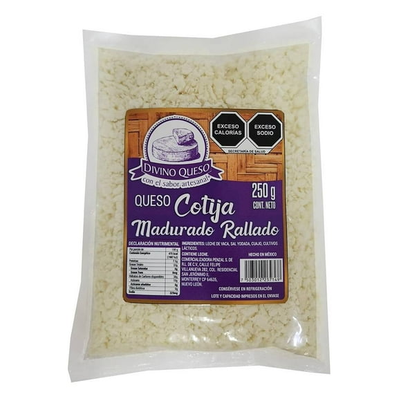 Queso cotija Divino Queso Rallado 250 g