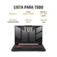 thumbnail image 2 of Laptop Gamer Asus TUF FA507NU-LP134W NVIDIA GeForce RTX 4050 Ryzen 5 8GB 512GB Gris, 2 of 5