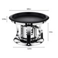 thumbnail image 3 of RKSTN Grill stove Outdoor Indoor Stainless Steel Takeaway Steak Grill, Non-Stick Baking Pan Barbecue Grill Grill Pan, Outdoor Indoor Windproof Grog Burning Oven, 3 of 9