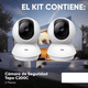 thumbnail image 5 of Videovigilancia Cronos 2 Cámaras blancas 2MP Full Hd Wifi Audio Bidireccional / Cobertura 360° Belug, Blanco, 5 of 5