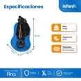 thumbnail image 4 of Carriola Negra Con Portabebé Infanti Ana Plegado Compacto, 4 of 10