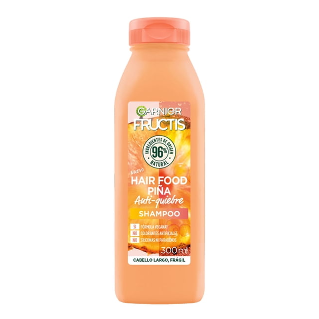 Shampoo Garnier Fructis Hairfood Piña para cabello largo