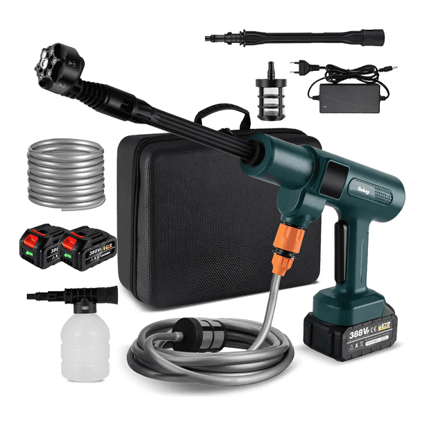 Hidrolavadora Electrica Pistola Para Lavado Autos 3500w Belug, Verde Oscuro