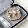 thumbnail image 1 of Estuche Compacto para Lentes de Contacto: Estuche de Viaje a Prueba de Fugas para Lentes de Contacto para Uso Diario, Viajes de Negocios, Gimnasio o Actividades Al Aire Libre., 1 of 6