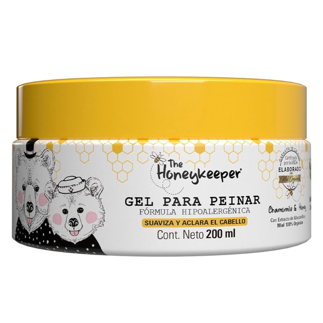 Gel para peinar The Honeykeeper chamomile & honey suaviza y aclara el cabello 200 ml