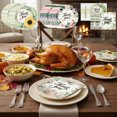 thumbnail image 1 of Set de platos y servilletas desechables de papel Autumn Harvest - 10 platos, 20 servilletas, patrón floral otoñal para la cena y decoración de fiestas de Acción de Gracias, 1 of 6