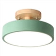 thumbnail image 2 of 2X Luces de Techo LED Moderno Accesorio de Iluminación de Madera Nórdica Luminaria Interior Cocina Salón Dormitorio Baño, 2 of 3