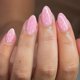 thumbnail image 3 of Uñas Postizas Acrílicas SXVME Rosa Bebé Diseño Almendrado Corto Lunares Blancos para Bodas Reutiliza, 3 of 7