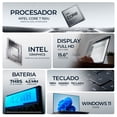 thumbnail image 2 of Laptop ASUS Vivobook 15 Intel Core 7 150U 16GB DDR4 SSD 1TB Pantalla 15.6" Touch FHD Windows 11 Teclado Ingles Plata, 2 of 6