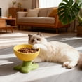 thumbnail image 1 of Cats Food Bowl Large Capacity Pet Food Bowl Cute Drinking Bowl For Cats To Protects The Neck, 1 of 6