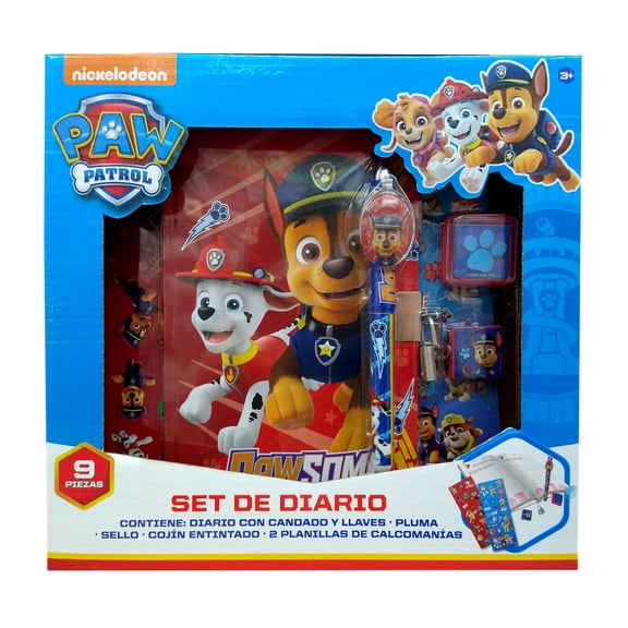 Set de Diario Golden Toys Paw Patrol